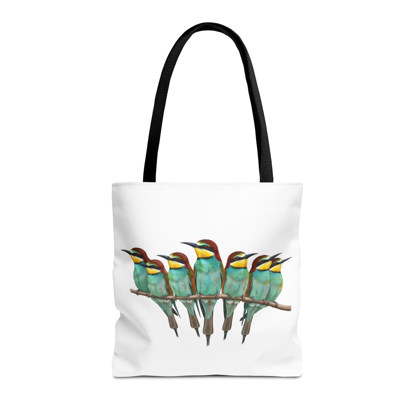 Bienenfresser Tragetasche 40x40cm Vogel Tasche Weiß für Vogelbeobachter
