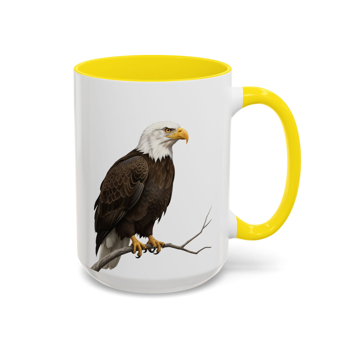 Bald Eagle Ceramic Bird Coffee Mug – Custom Gift for Bird Watchers