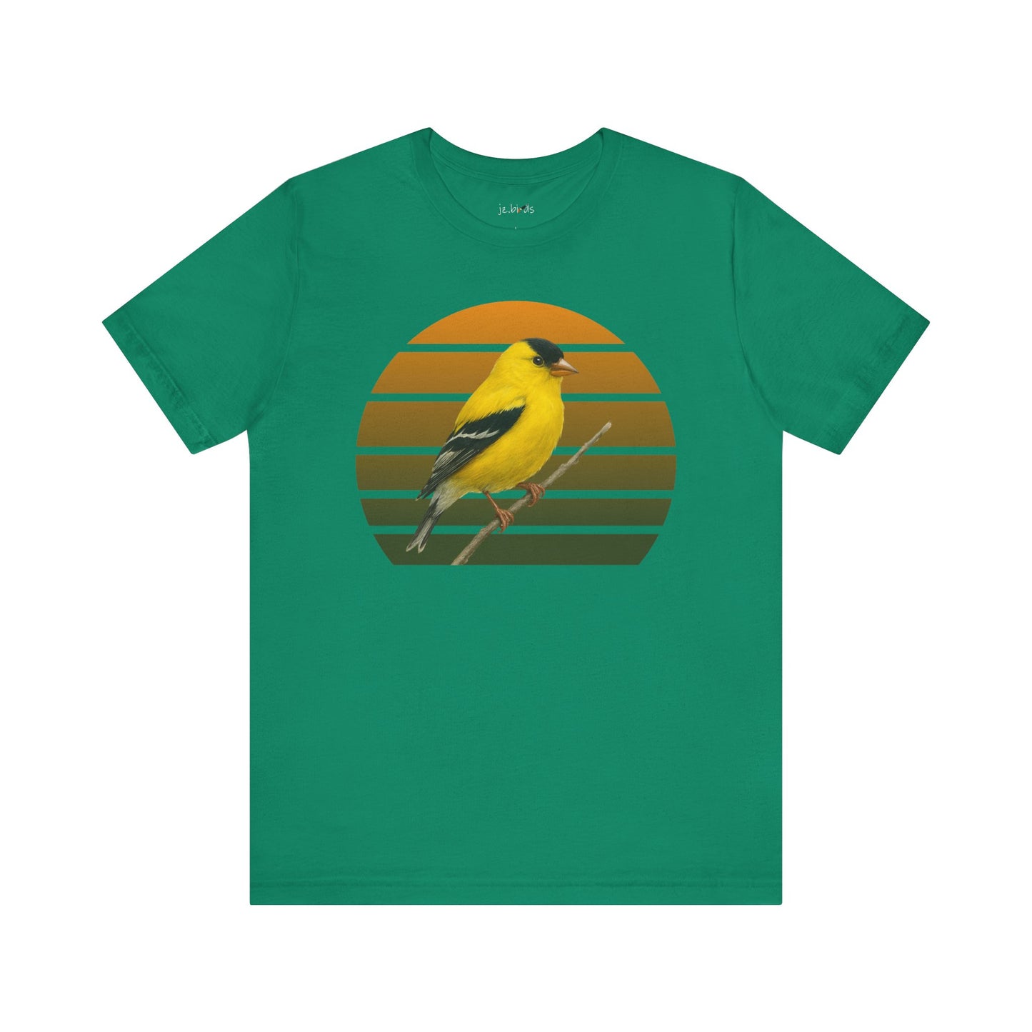 American Goldfinch T-Shirt | Unisex Retail Fit Bird Lover Tee | Wildlife Birder Gift