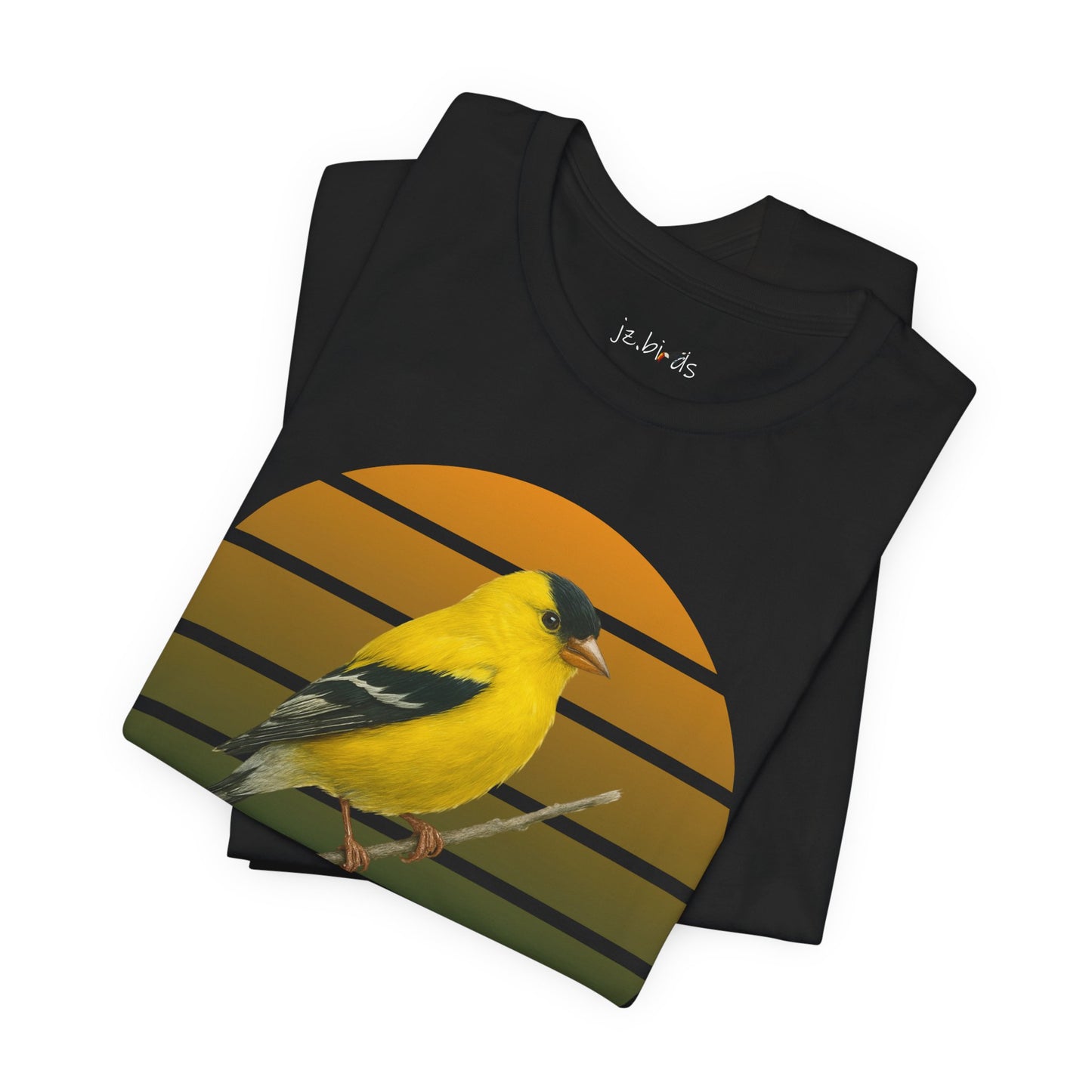 American Goldfinch T-Shirt | Unisex Retail Fit Bird Lover Tee | Wildlife Birder Gift