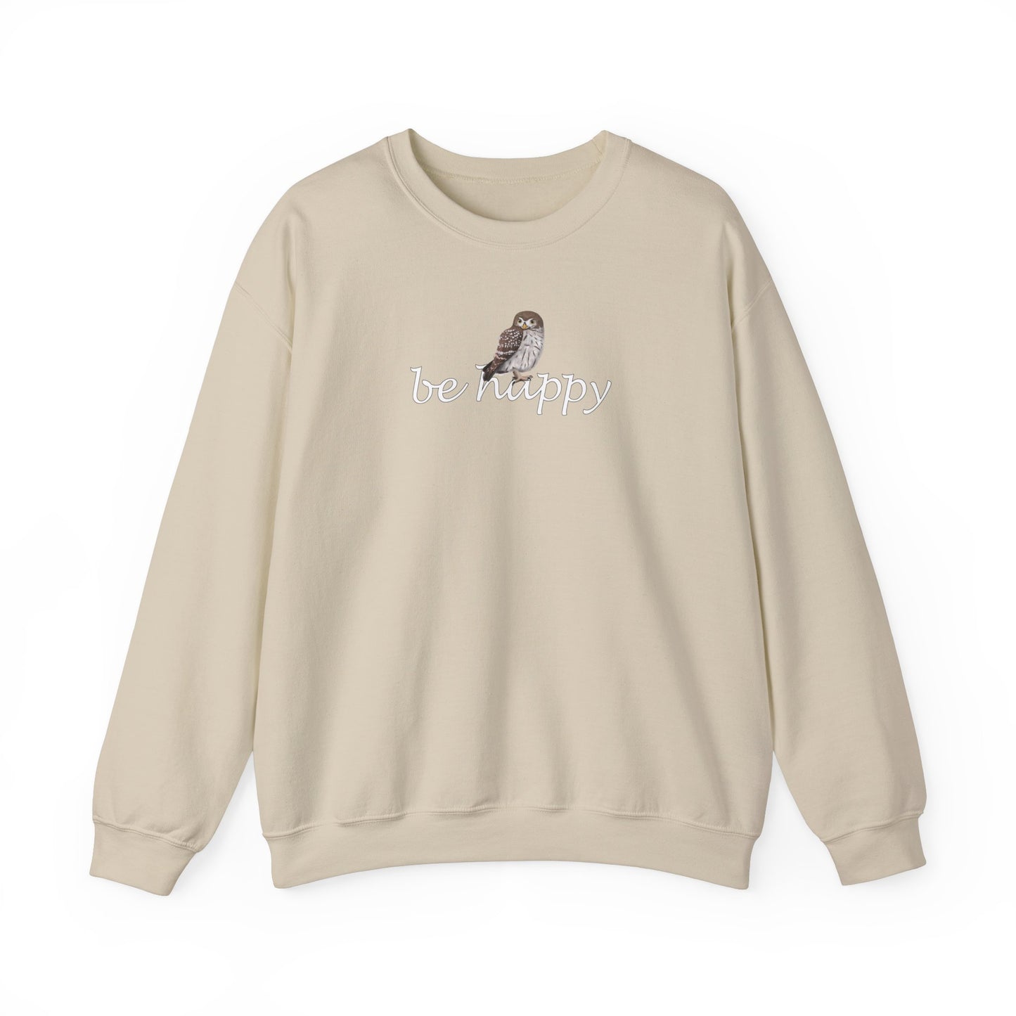 Owl Be Happy Bird Birding & Birdwatching Sweatshirt