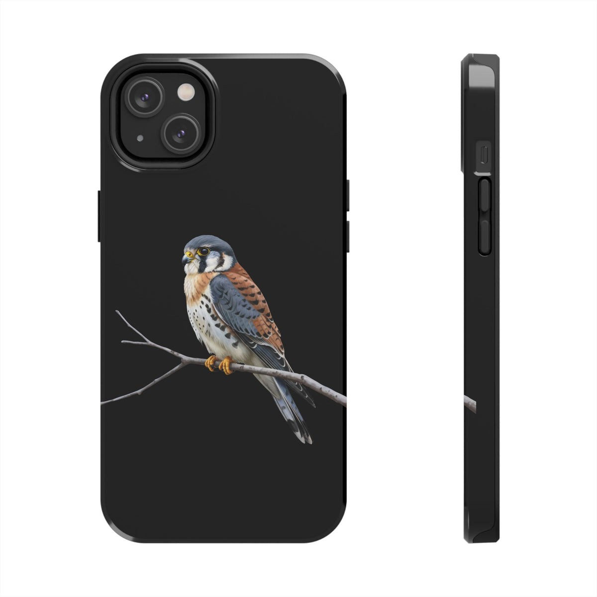 American Kestrel iPhone Case – Premium Tough Phone Cover Black