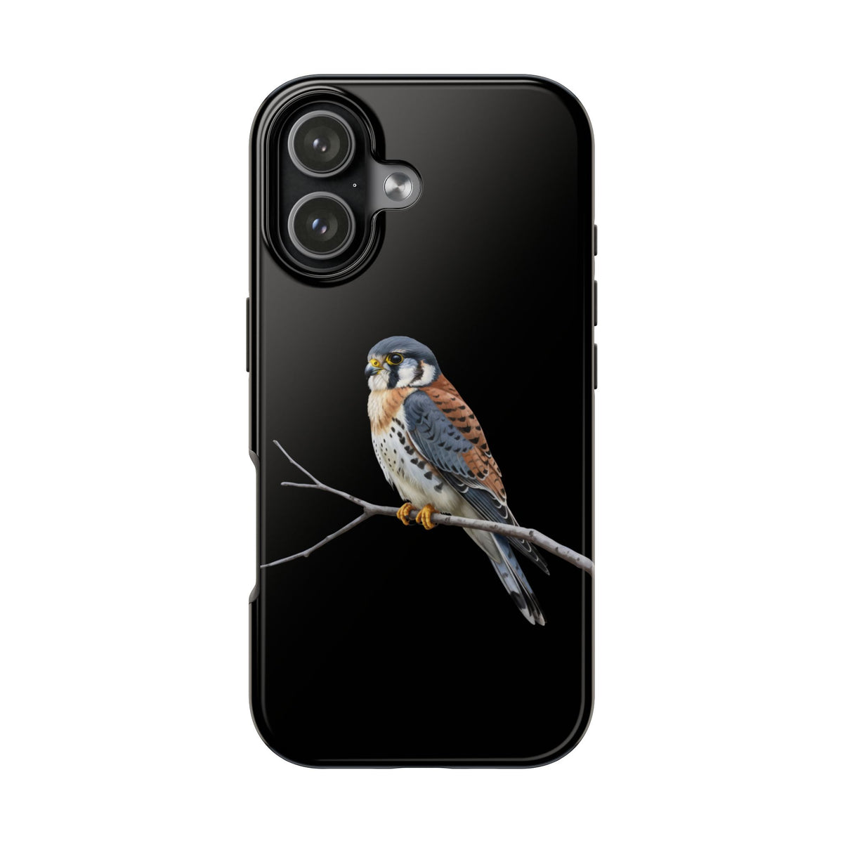 American Kestrel iPhone Case – Premium Tough Phone Cover Black