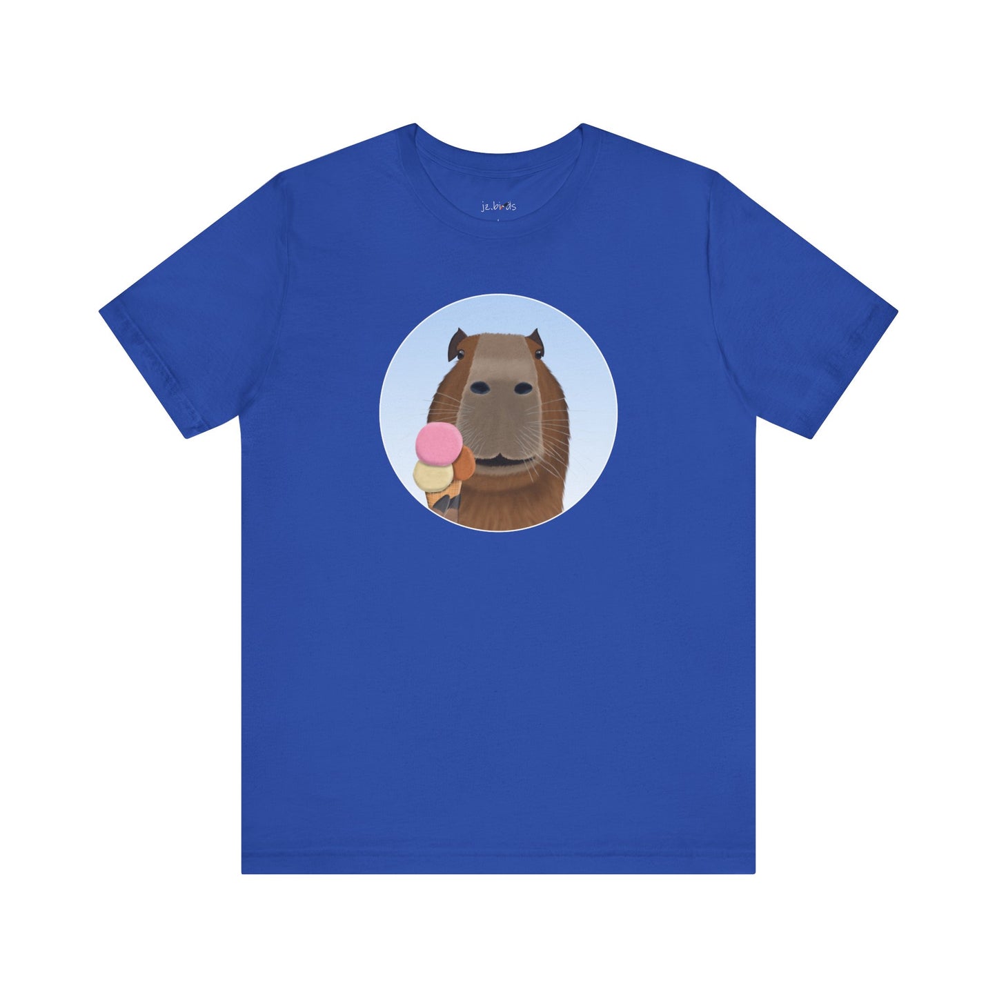 Capybara with Ice Cream Funny T-Shirt