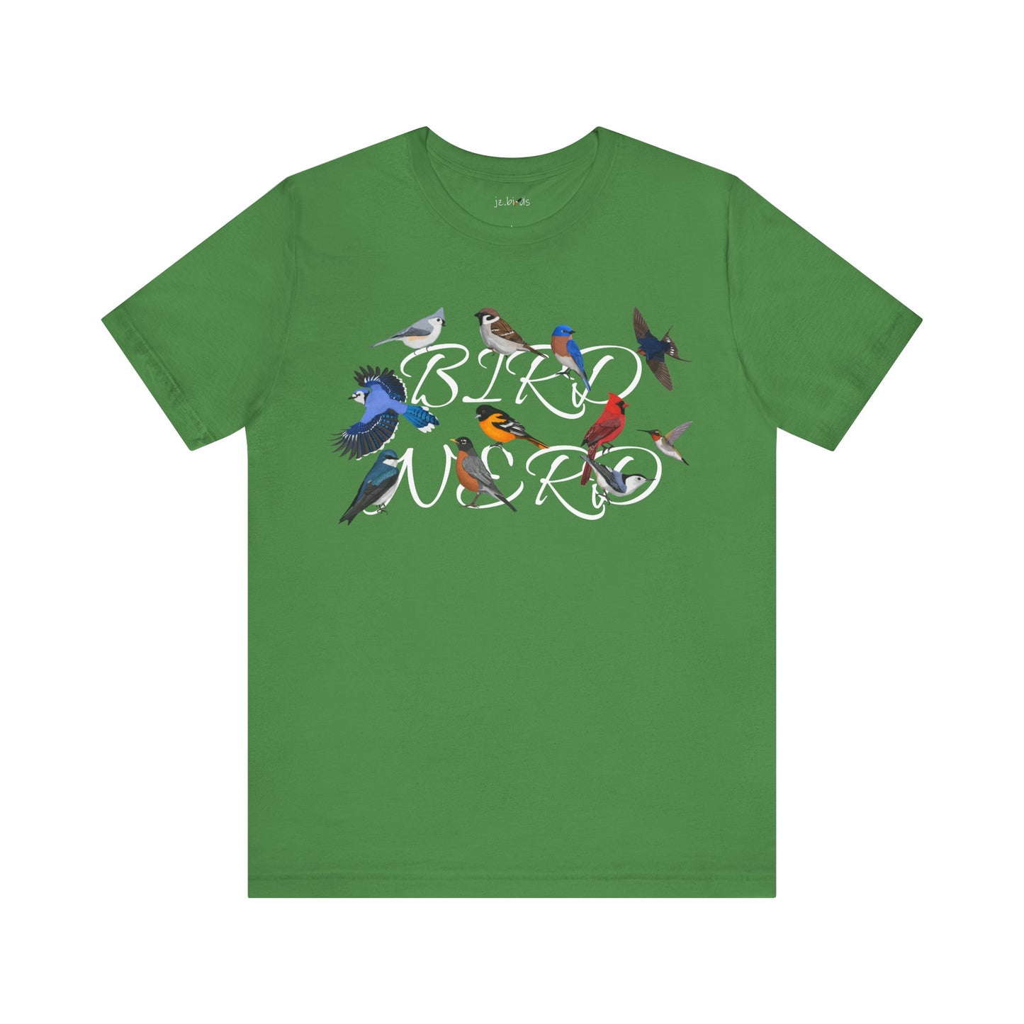 Bird Nerd Blue Jay Cardinal Robin Hummingbird Oriole Birdwatcher T-Shirt