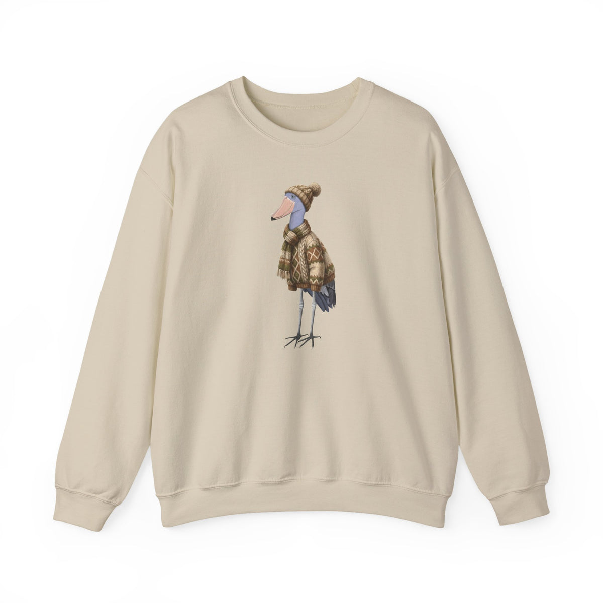 Shoebill Cozy Sweatshirt in Black