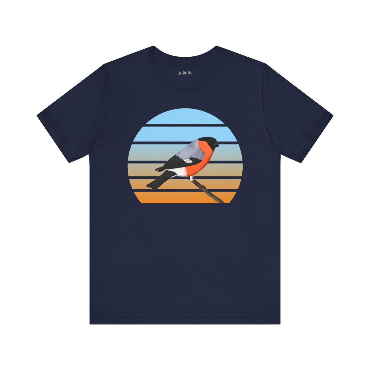 Finch T-Shirt on Cotton background