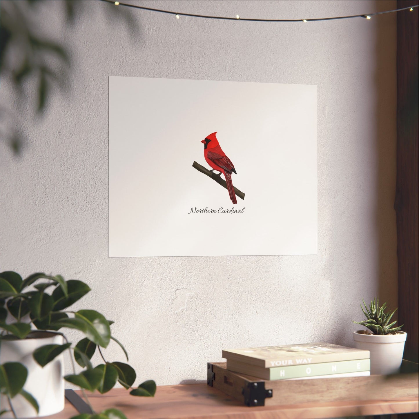 Cardinal Bird Birding Matte Poster