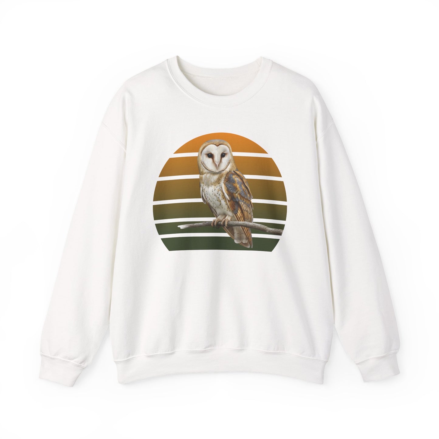 Barn Owl Sweatshirt | Bird Watcher Crewneck | Unisex Songbird Gift for Bird Lovers