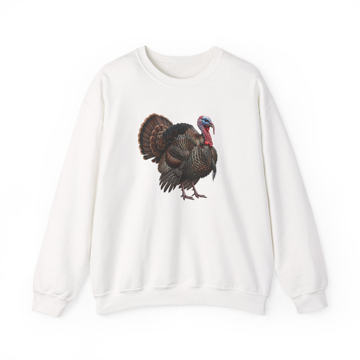 Thanksgiving Turkey Sweatshirt | Wild Turkey Bird Art Crewneck | Cozy Fall Apparel