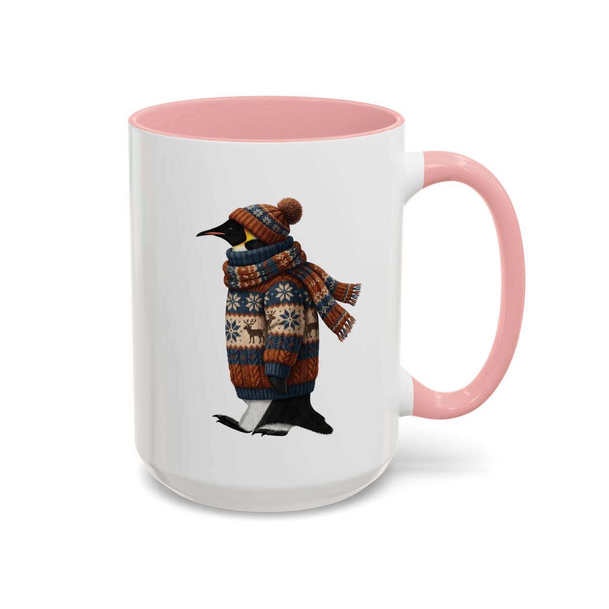 Penguin Ceramic Bird Coffee Mug – Custom Gift for Watchers in Black