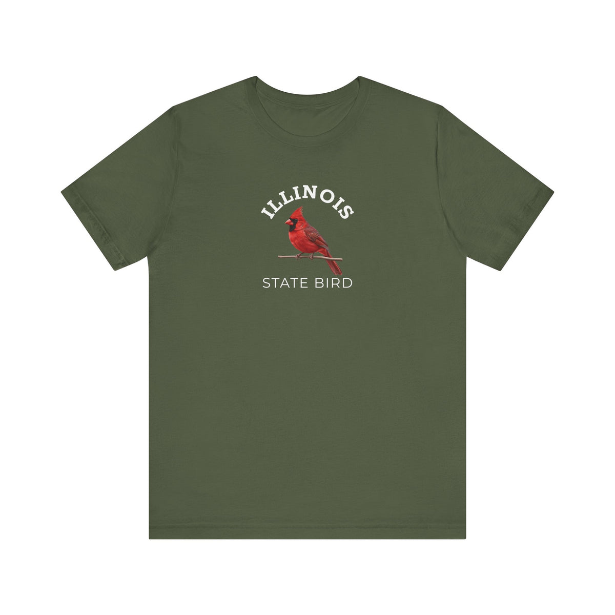 Illinois Official State Bird Shirt | Northern Cardinal T-Shirt