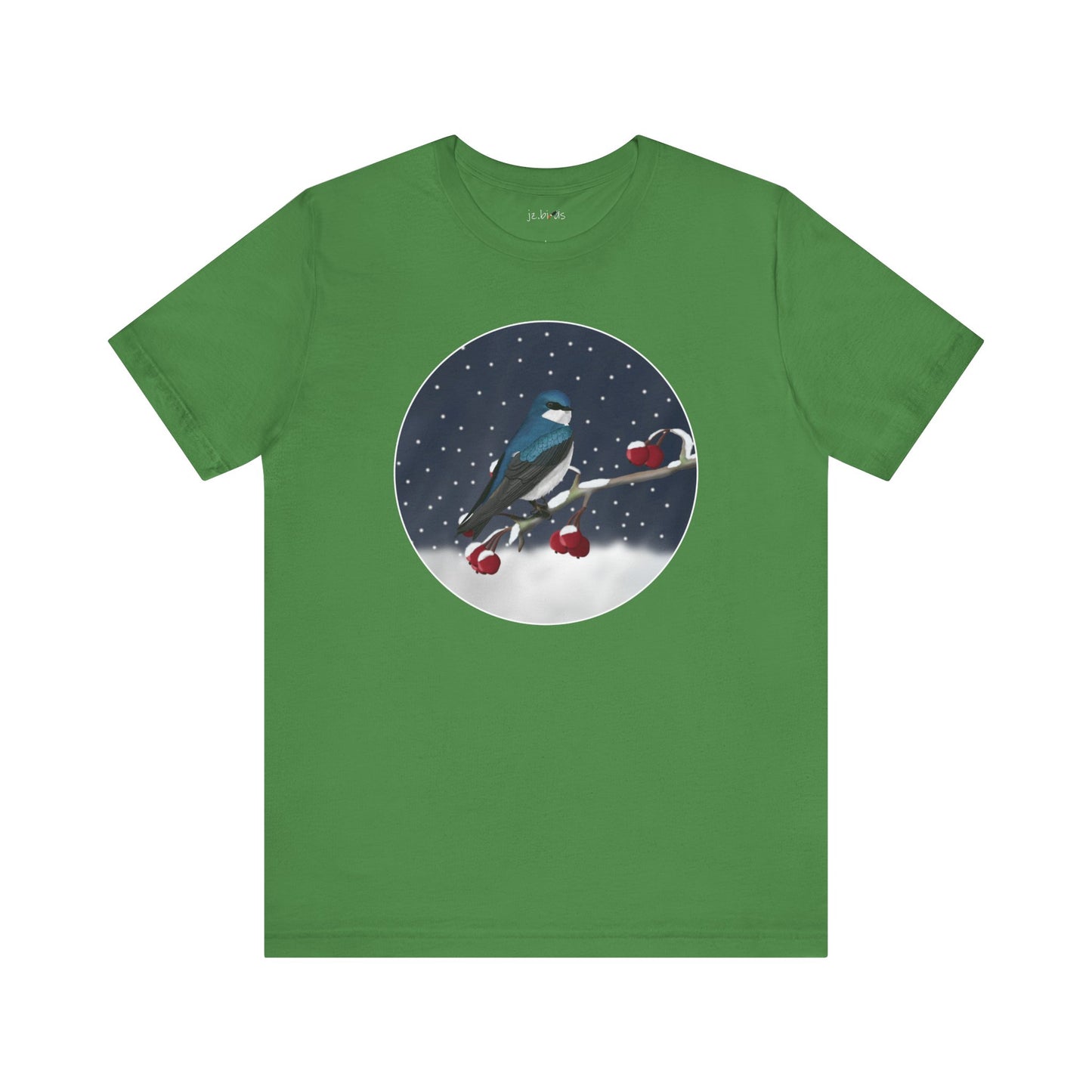 Tree Swallow T-Shirt on bird background