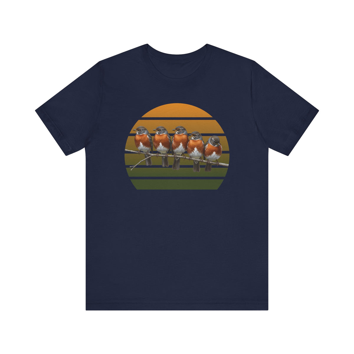 American Robin Premium T-Shirt | Unique Birdwatcher & Birder Gift by jz.birds