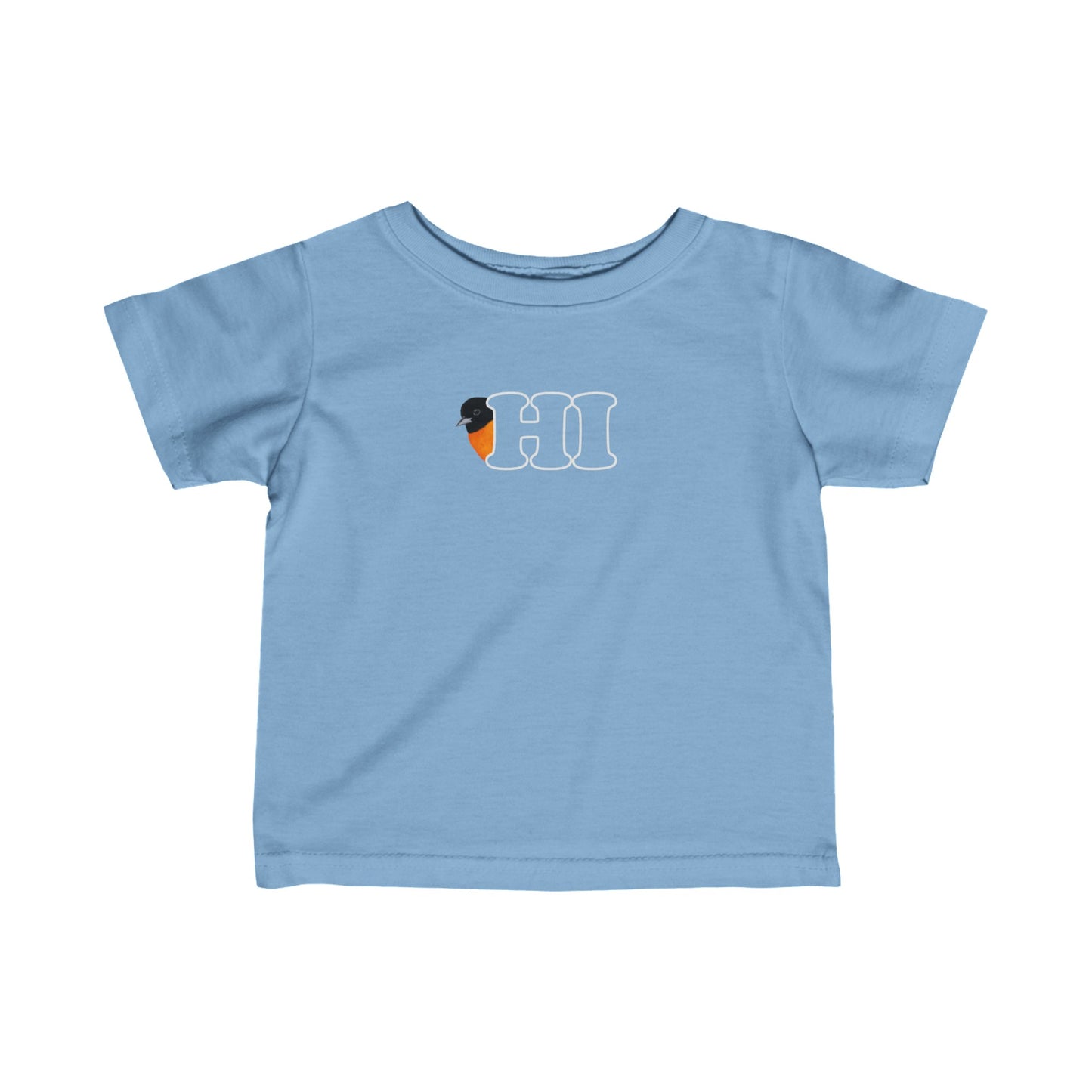 Baltimore Oriole Bird Hi Baby & Toddler Fine Jersey Tee