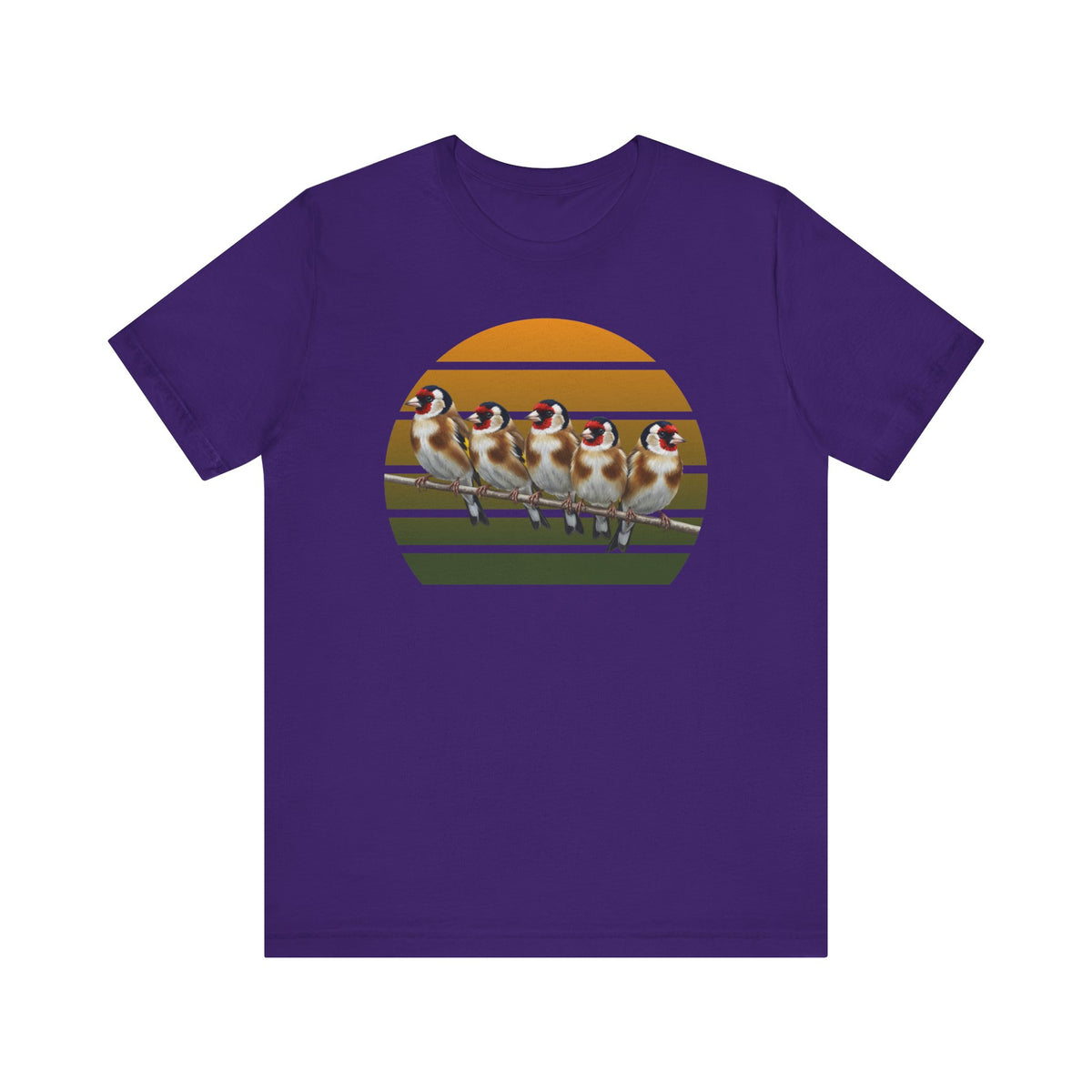 Stieglitz Premuim T-Shirt | Geschenk für Vogelbeobachter | jz.birds
