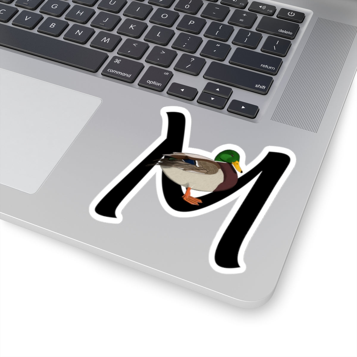 Mallard Paper products – Letter M Bird Kiss-Cut Sticker