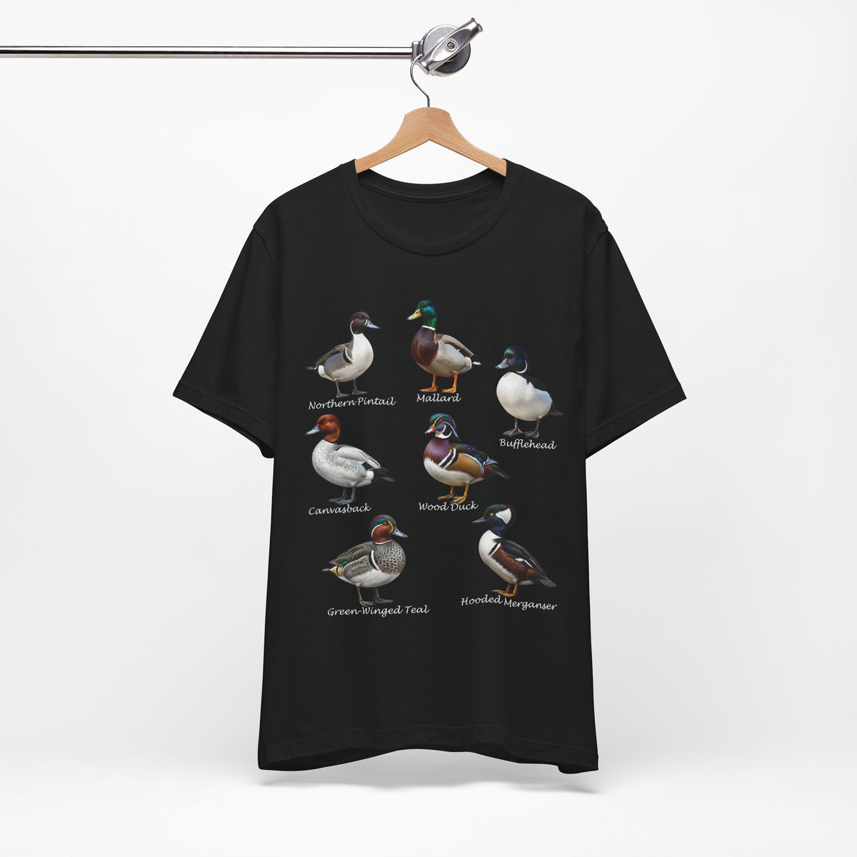 North American Ducks Field Guide T-Shirt – Premium Identification Chart for Bird Watchers