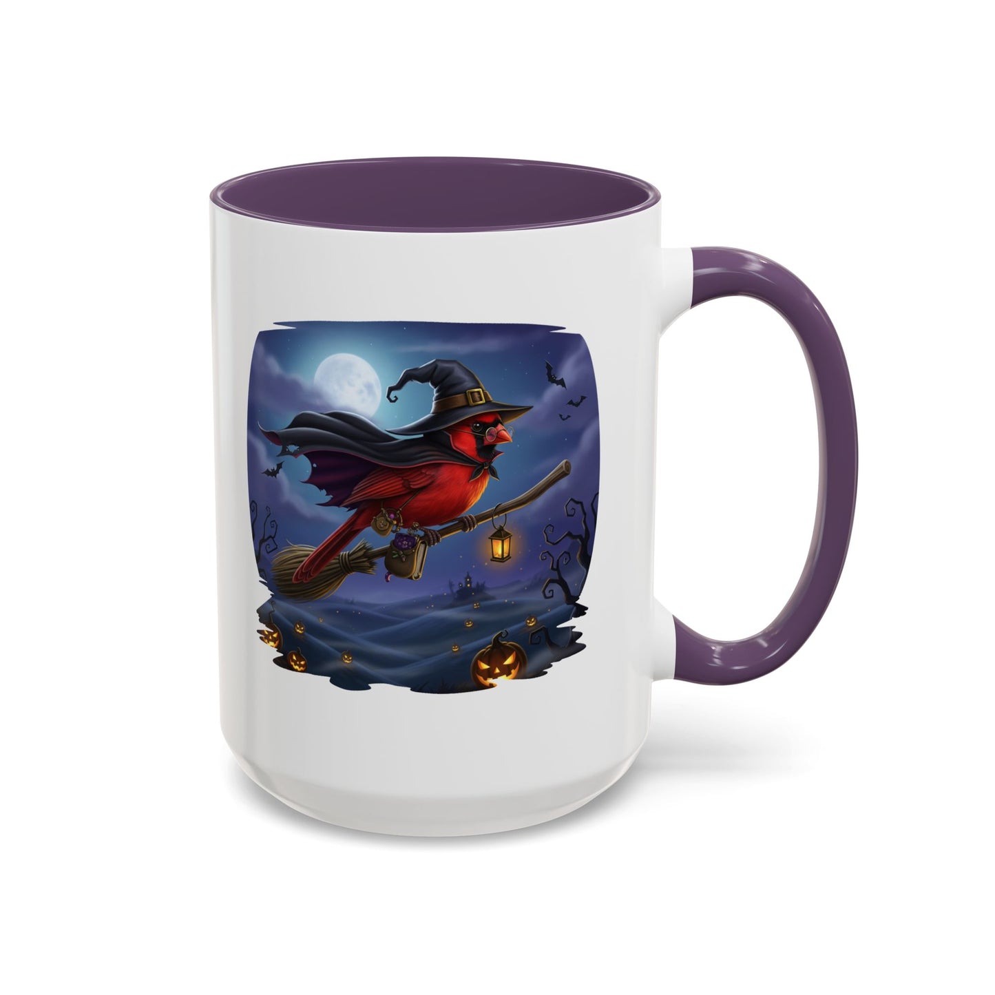 Cardinal Halloween Bird Mug - Perfect for Spooky Season