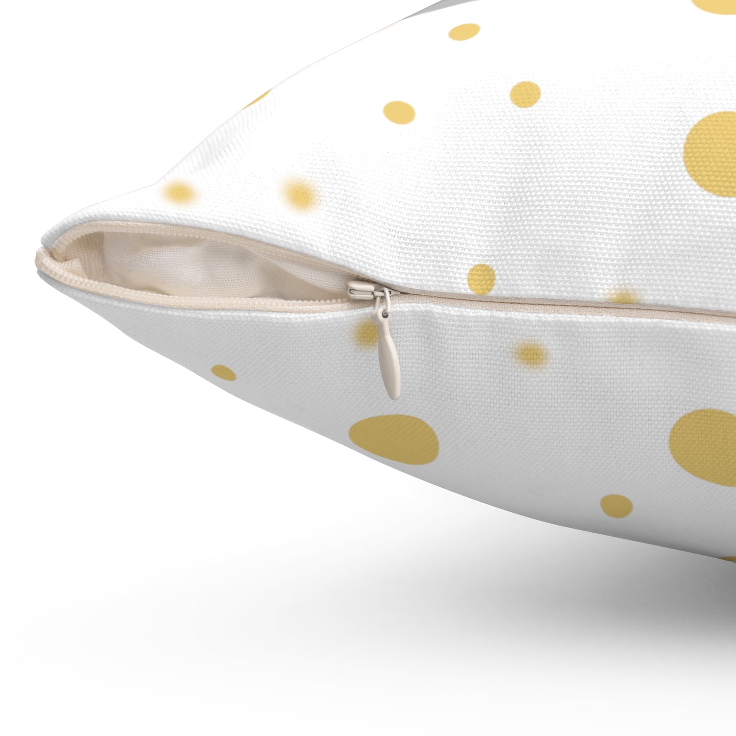 Nuthatch Golden Dots Birdlover Bird Throw Pillow 16"x16" White