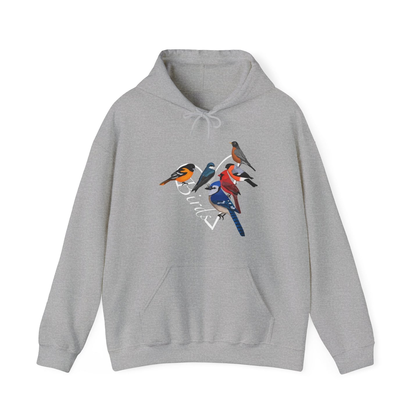 Blue Jay, Cardinal, Oriole and Robin Hoodie – DTG Hoodies style