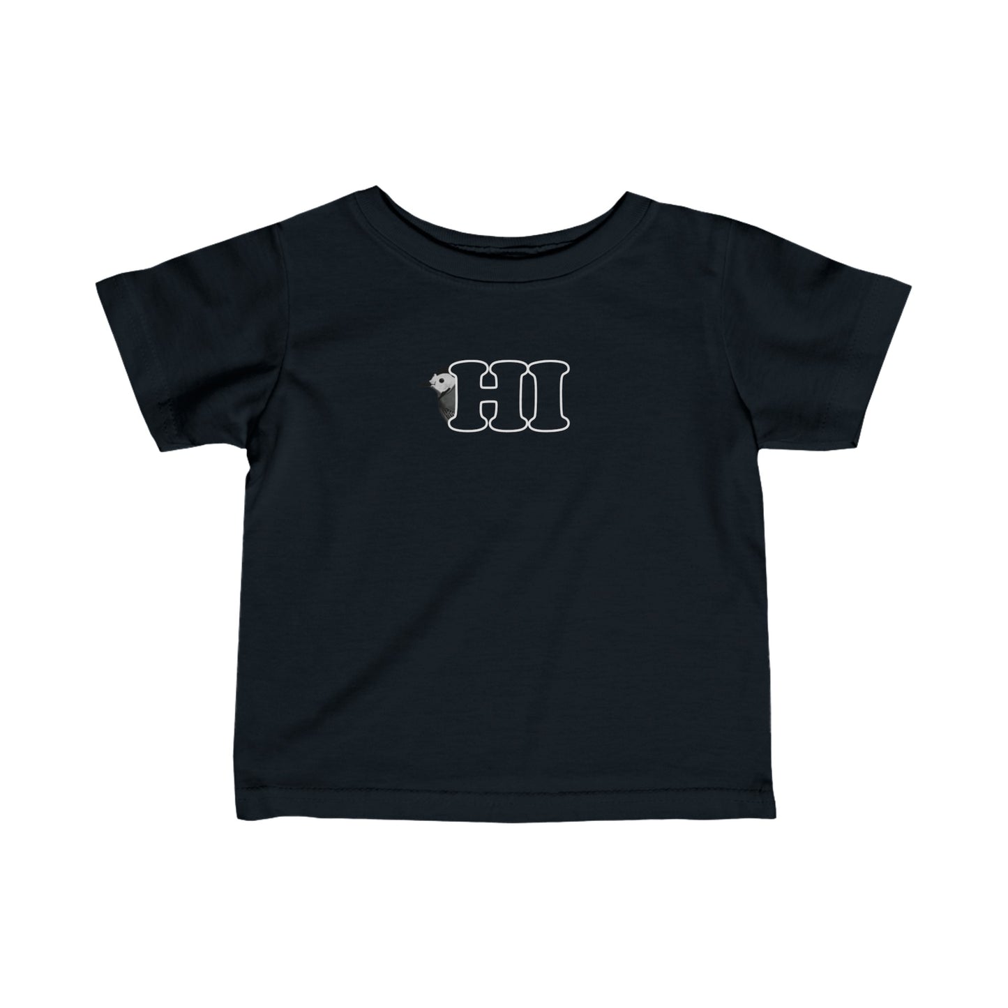 White Wagtail Bird Hi Baby & Toddler Fine Jersey Tee