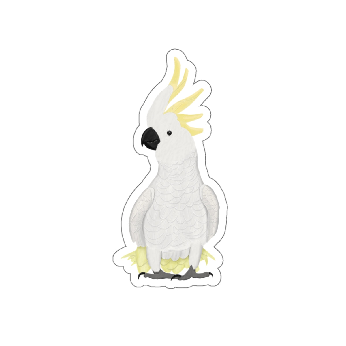 Cockatoo Bird Kiss-Cut Stickers