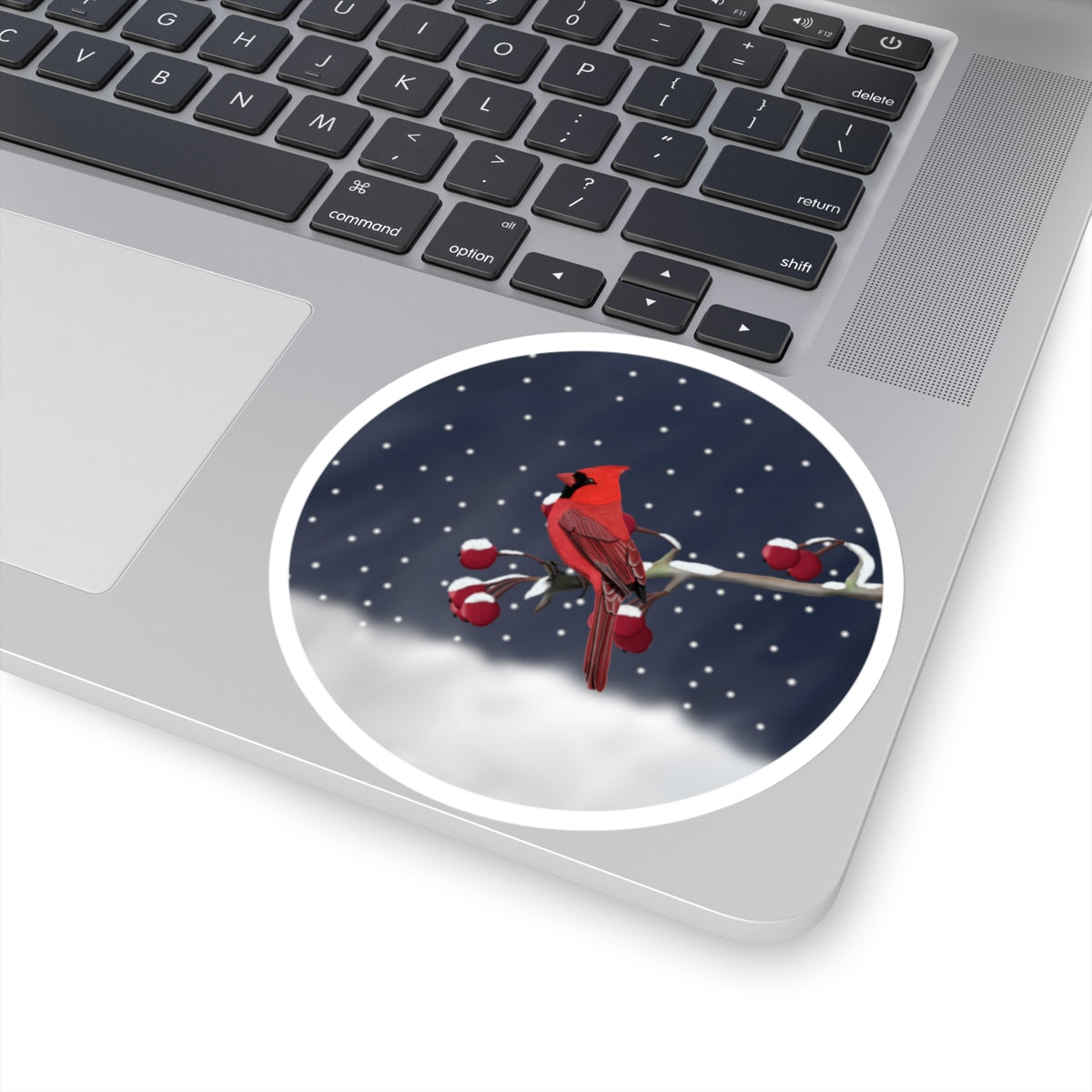 Cardinal Paper products – christmas and bird sticker style