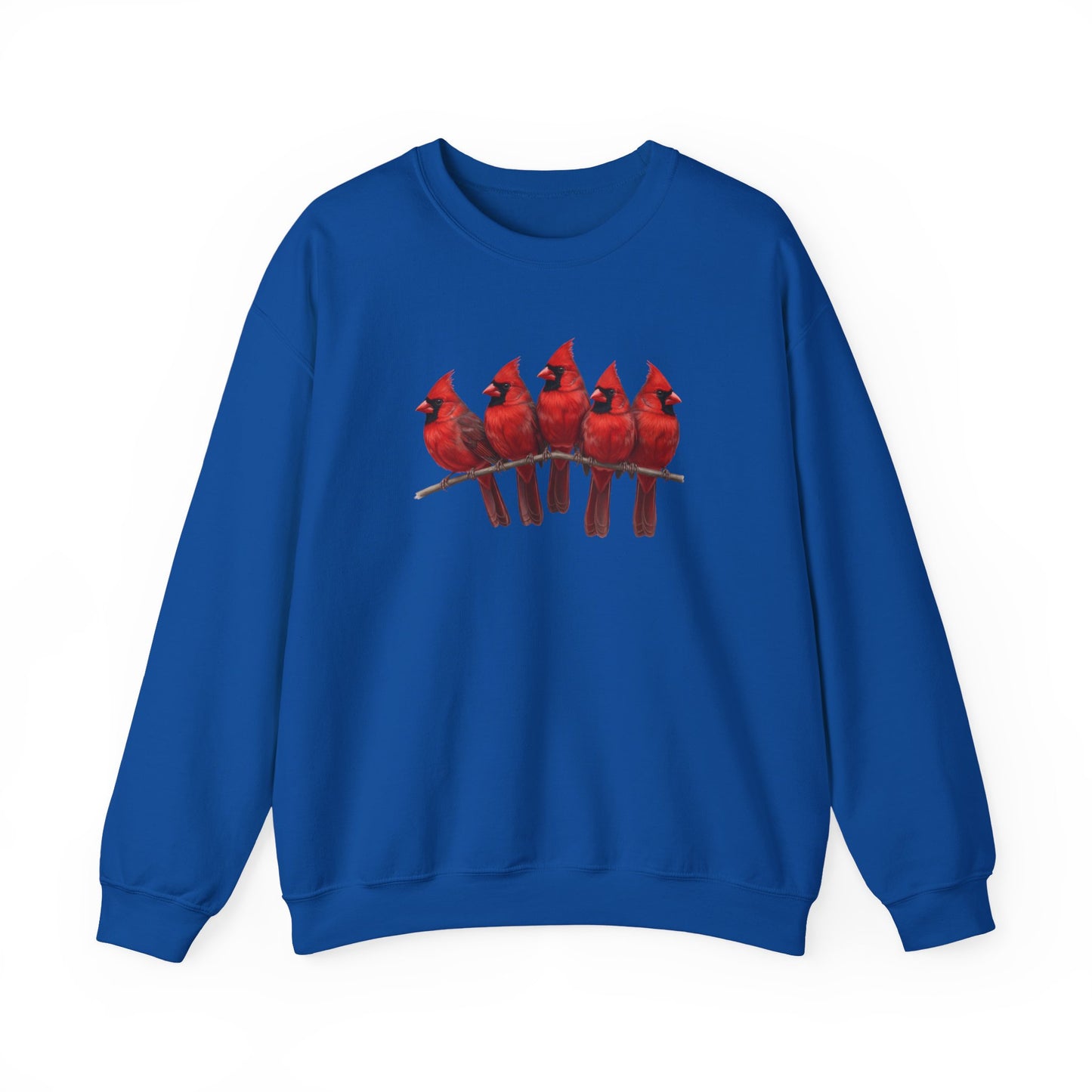 Cardinals Sweatshirt | Bird Watcher Crewneck | Unisex Songbird Gift for Bird Lovers