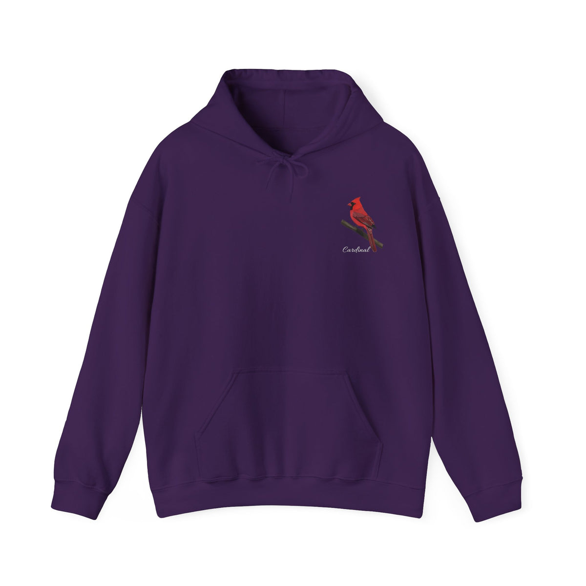 Cardinal Hoodie – bird and DTG style