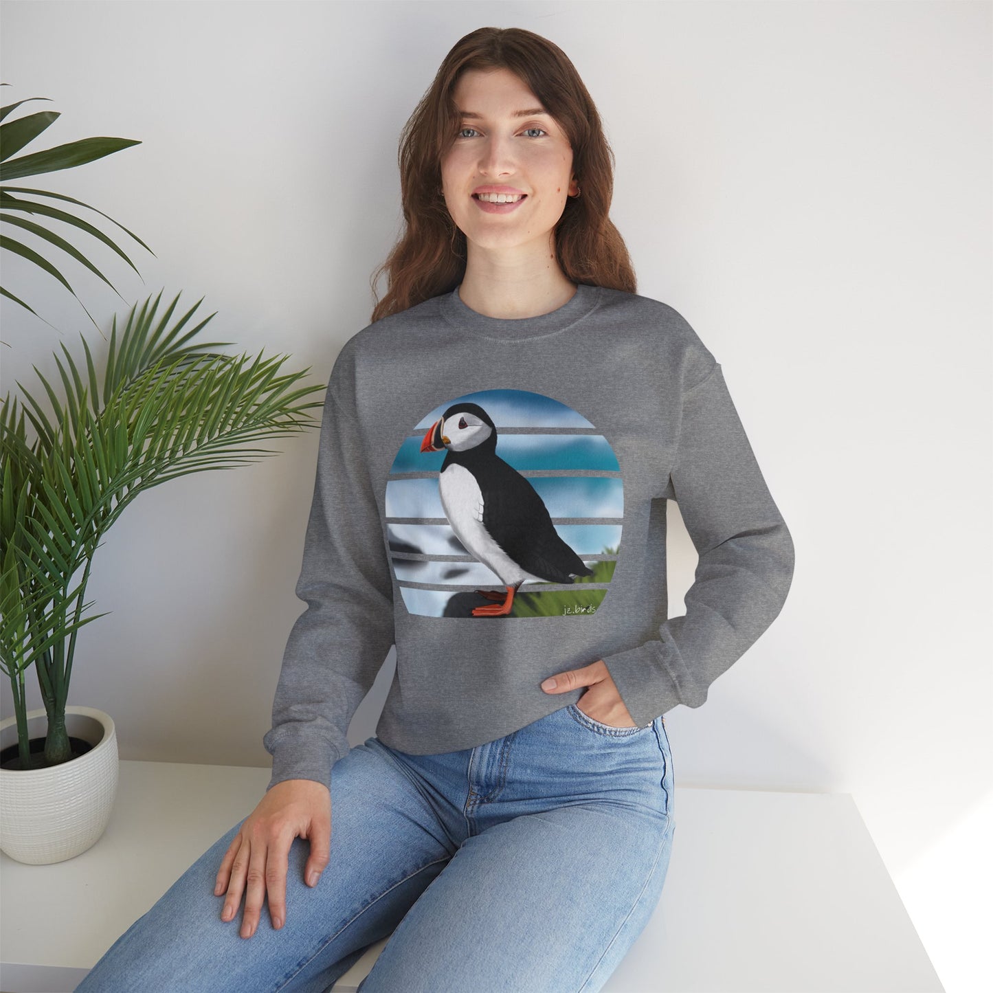 Puffin Birdlover Ornithologist Bird Sweatshirt