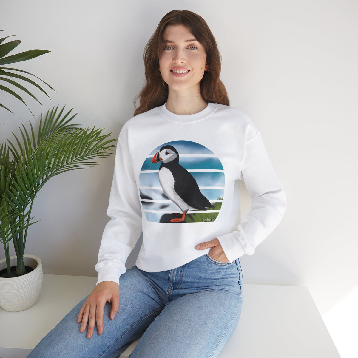 Puffin Birdlover Ornithologist Bird Sweatshirt