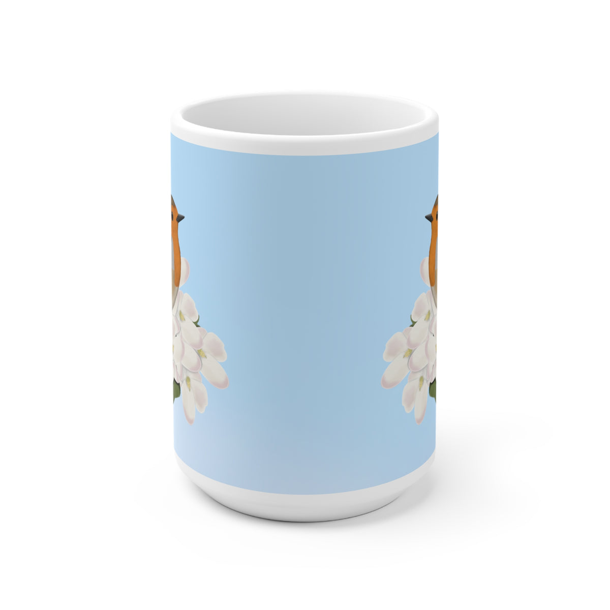 Rotkehlchen Tasse – 11 oz, 11oz