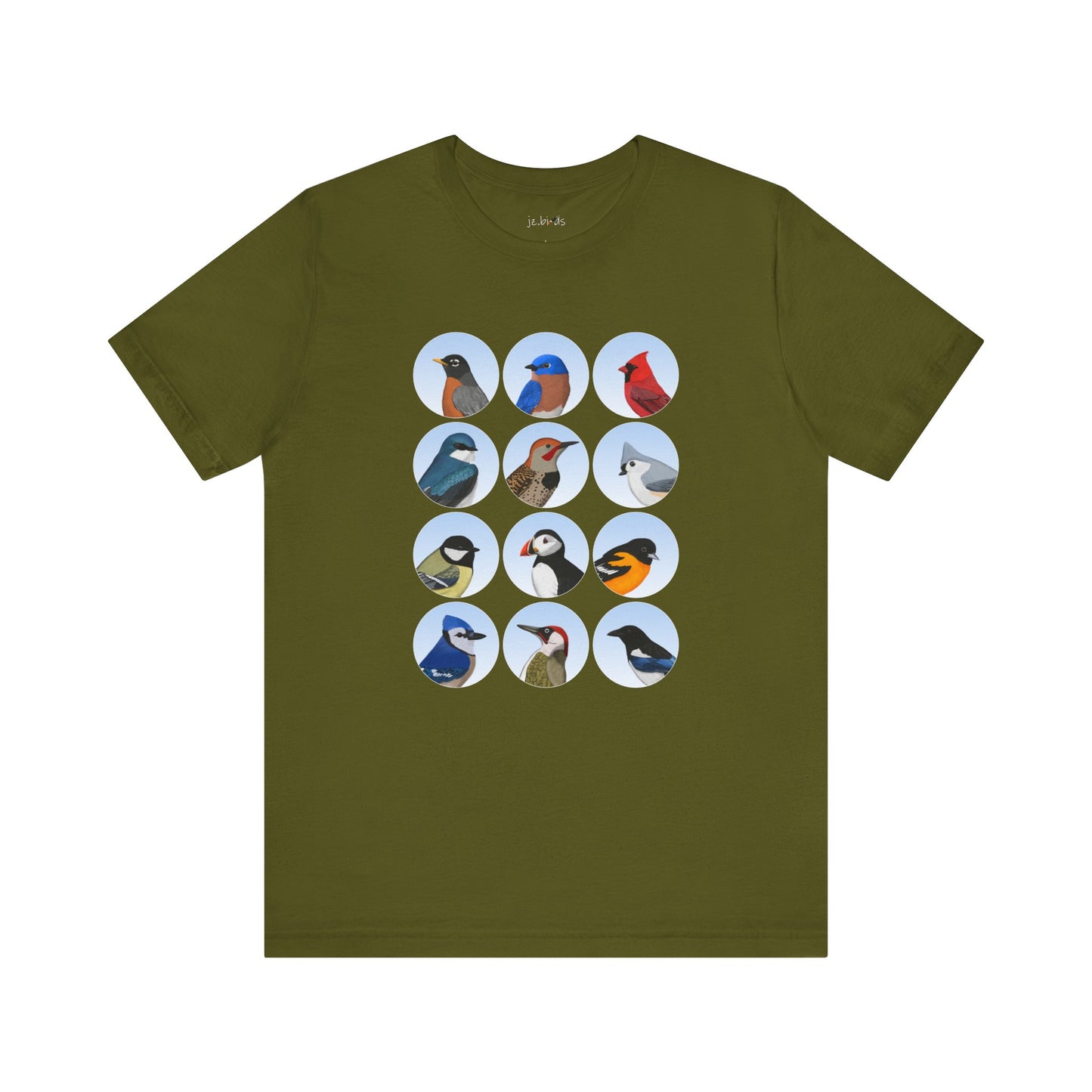 Birds T-Shirt Bluebird Cardinal Blue Jay Robin Bird Watcher Bird Lover