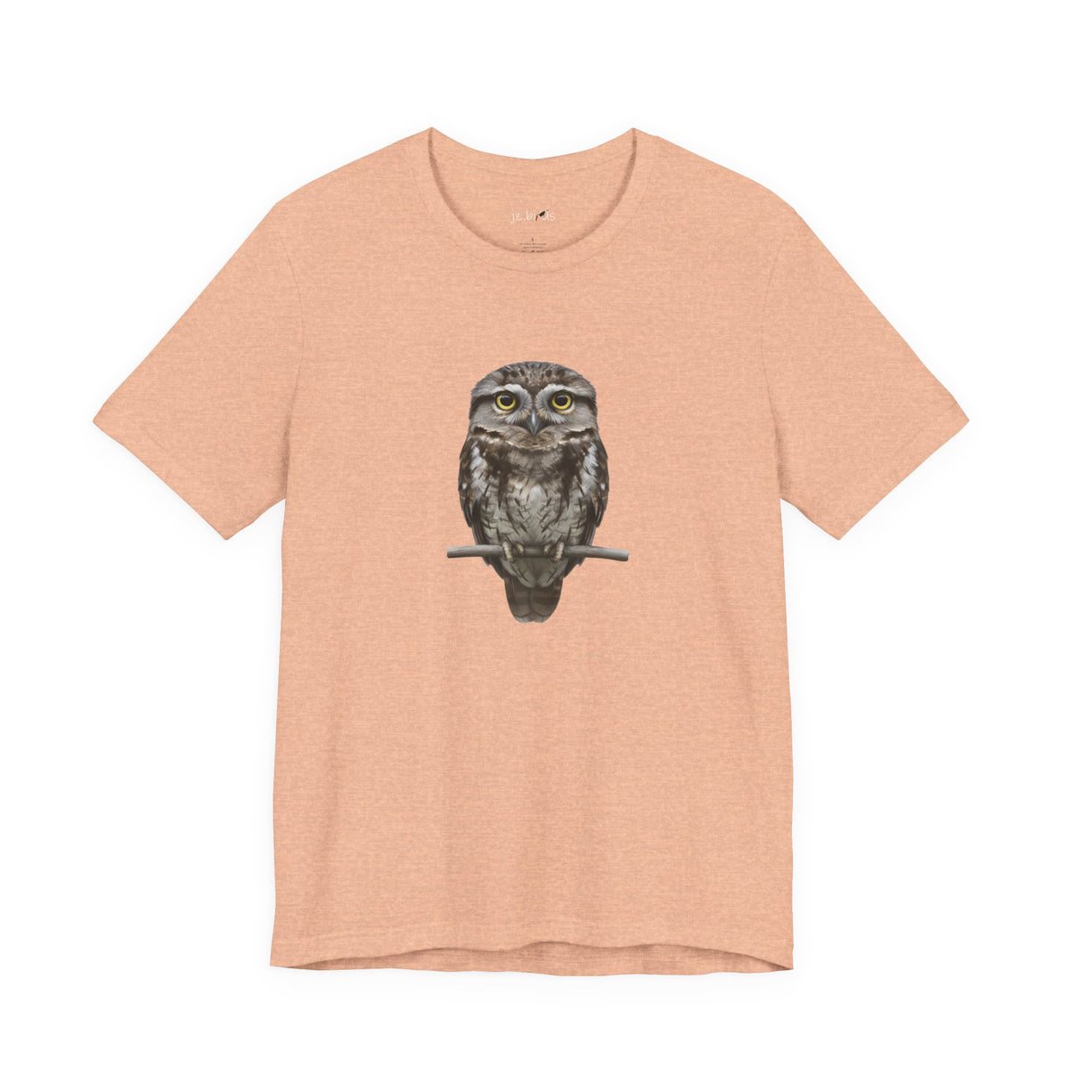 Tawny Frogmouth T-Shirt | Unisex Bird Lover Tee Wildlife Birder Gift in Black