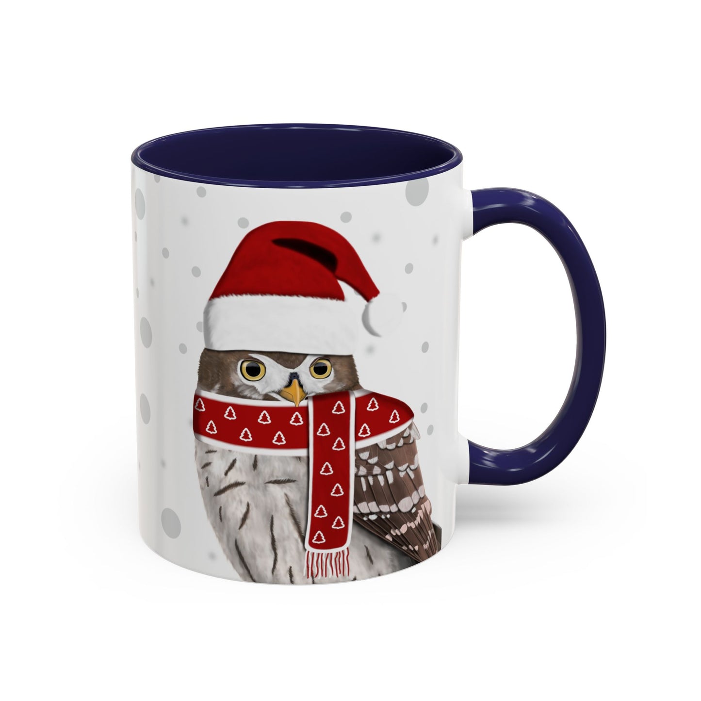 Owl Mug in Red