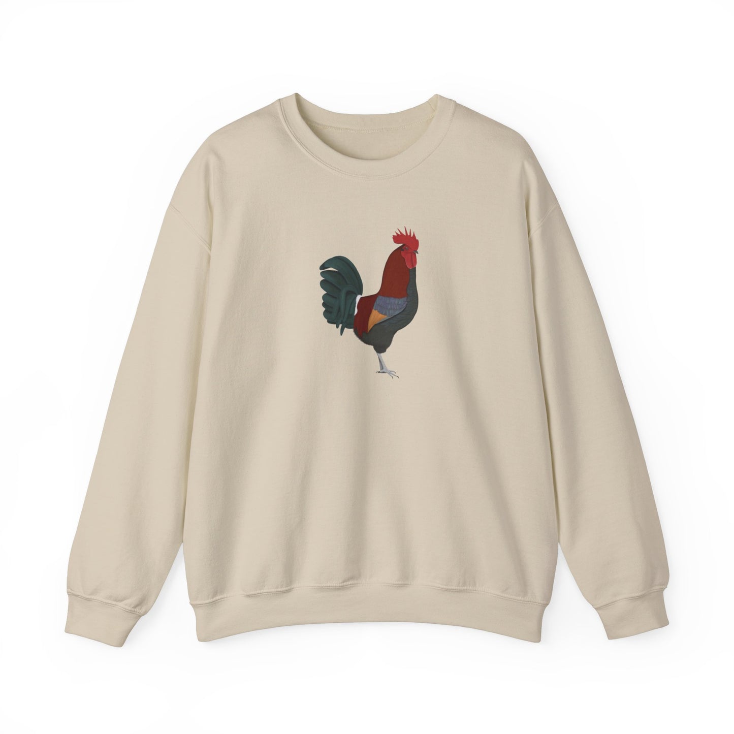 Rooster Bird Watcher Biologist Crewneck Sweatshirt