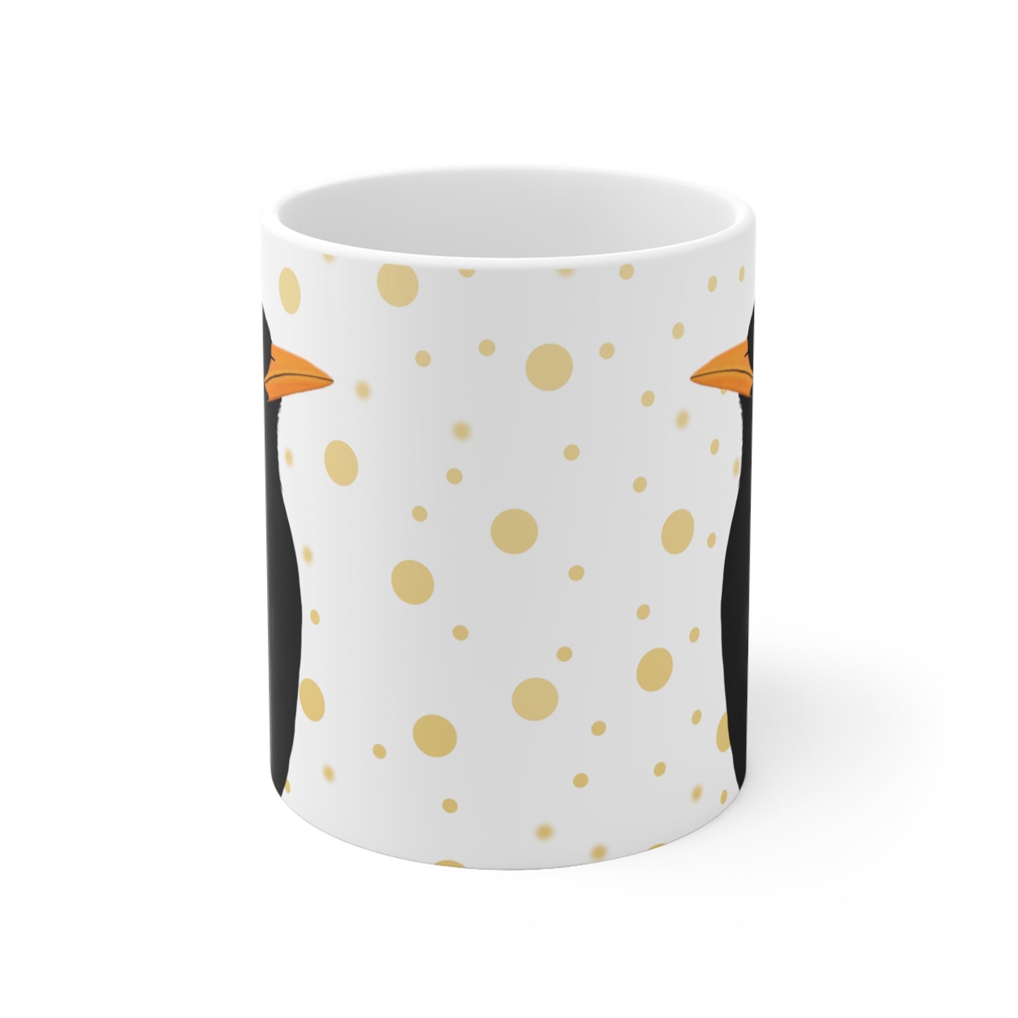 Amsel mit Goldenen Punkten Vogel Tasse