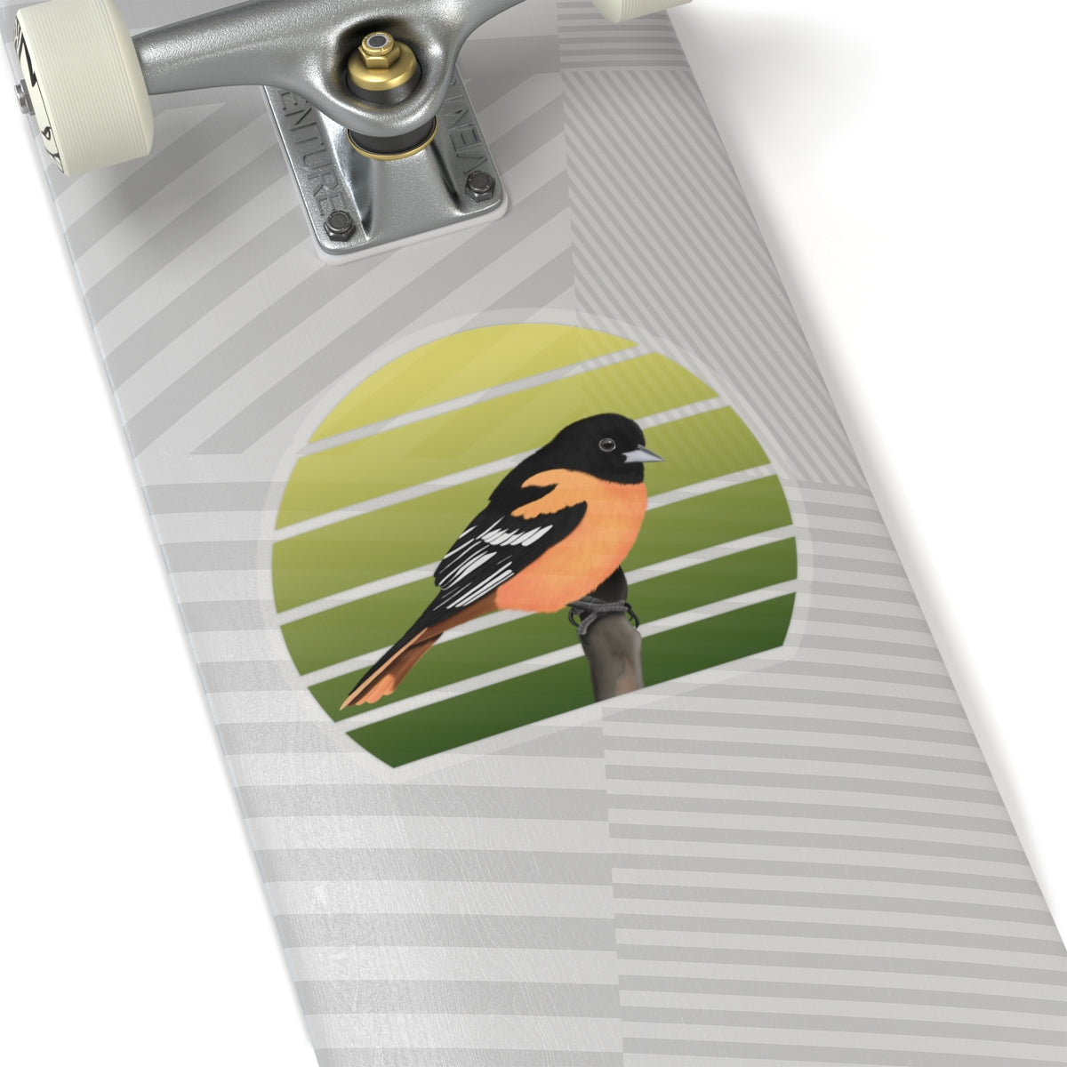 ボルチモア・オリオールの鳥のステッカー