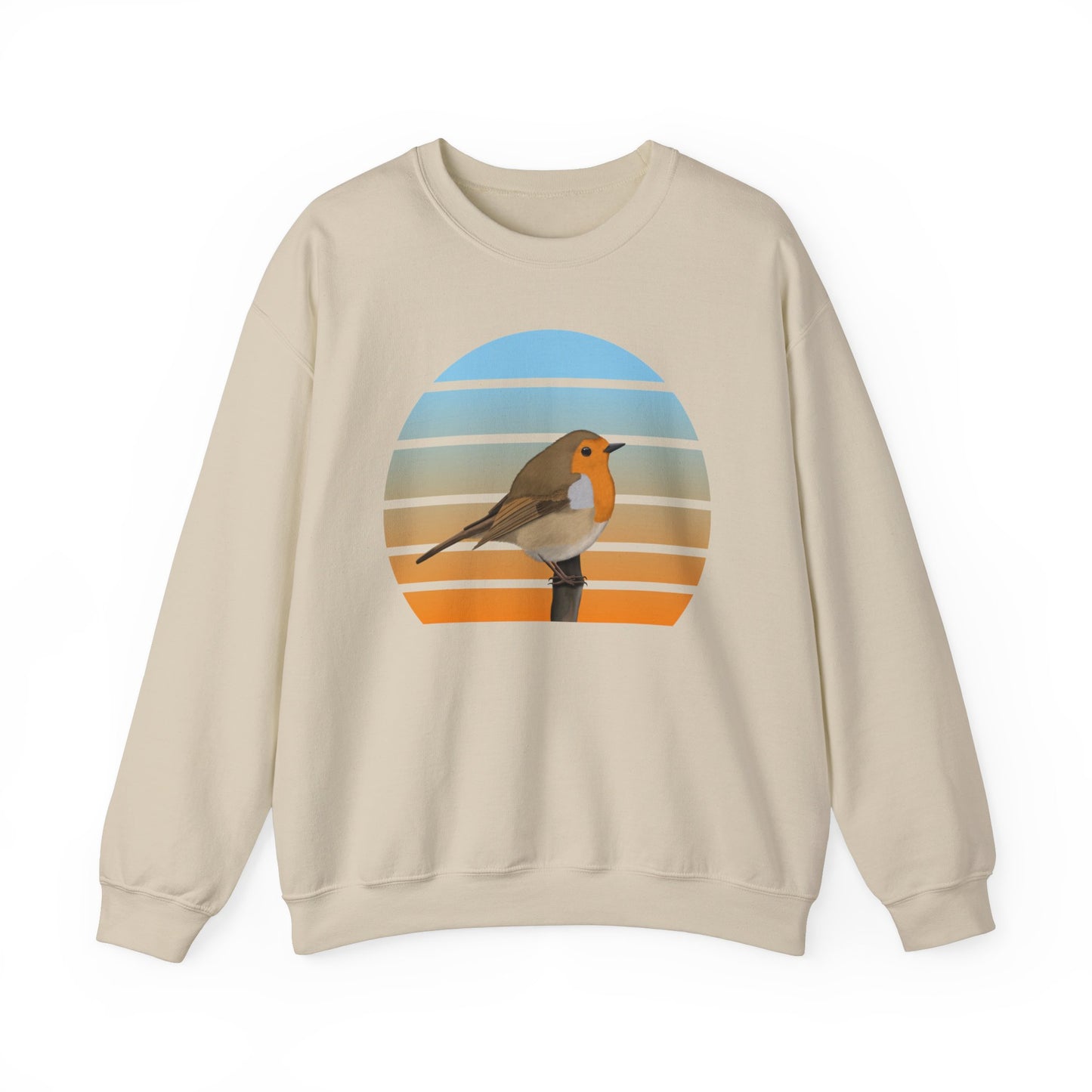 Robin Sweatshirt on Crew neck background