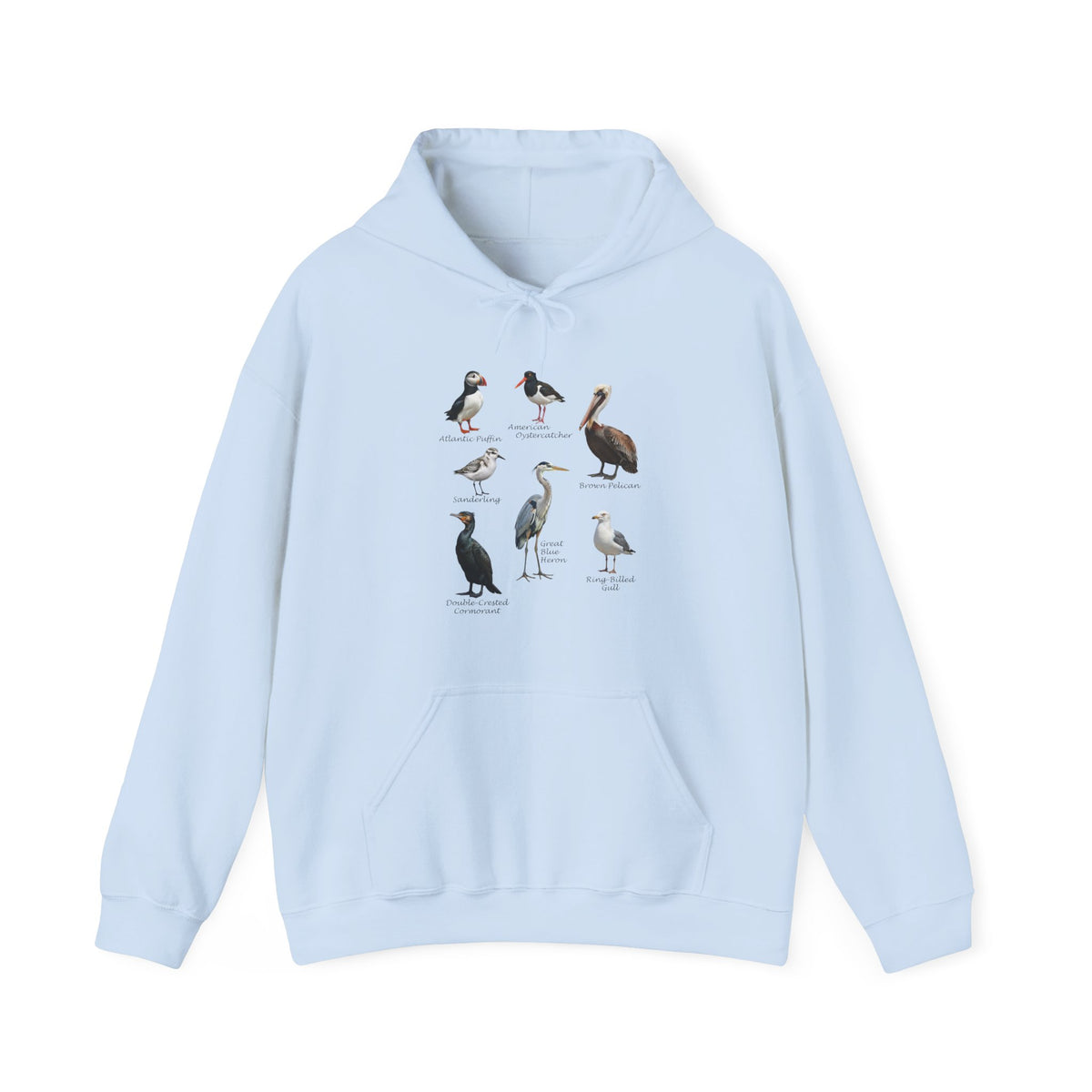 Pelican, Heron and Gull Hoodie – bird lover