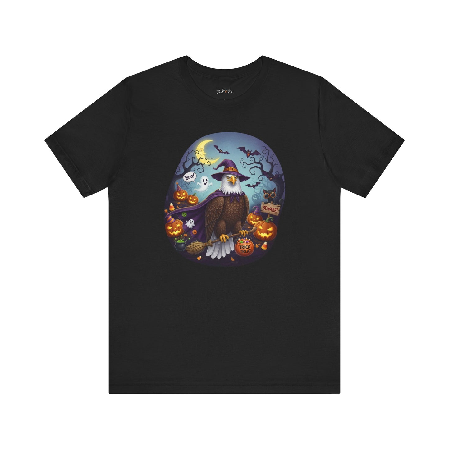 Bald Eagle Halloween Bird T-Shirt - Spooky Halloween Costume for Bird Lovers