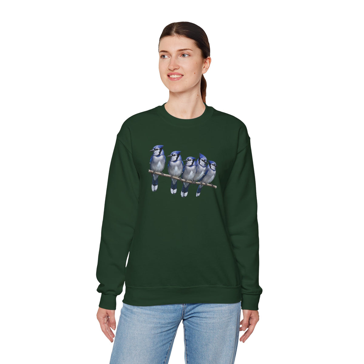 Blue Jays Sweatshirt | Bird Watcher Crewneck | Unisex Songbird Gift for Bird Lovers