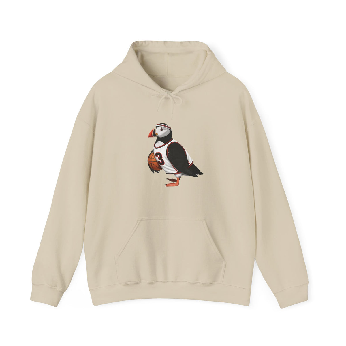 Puffin Hoodie in Black