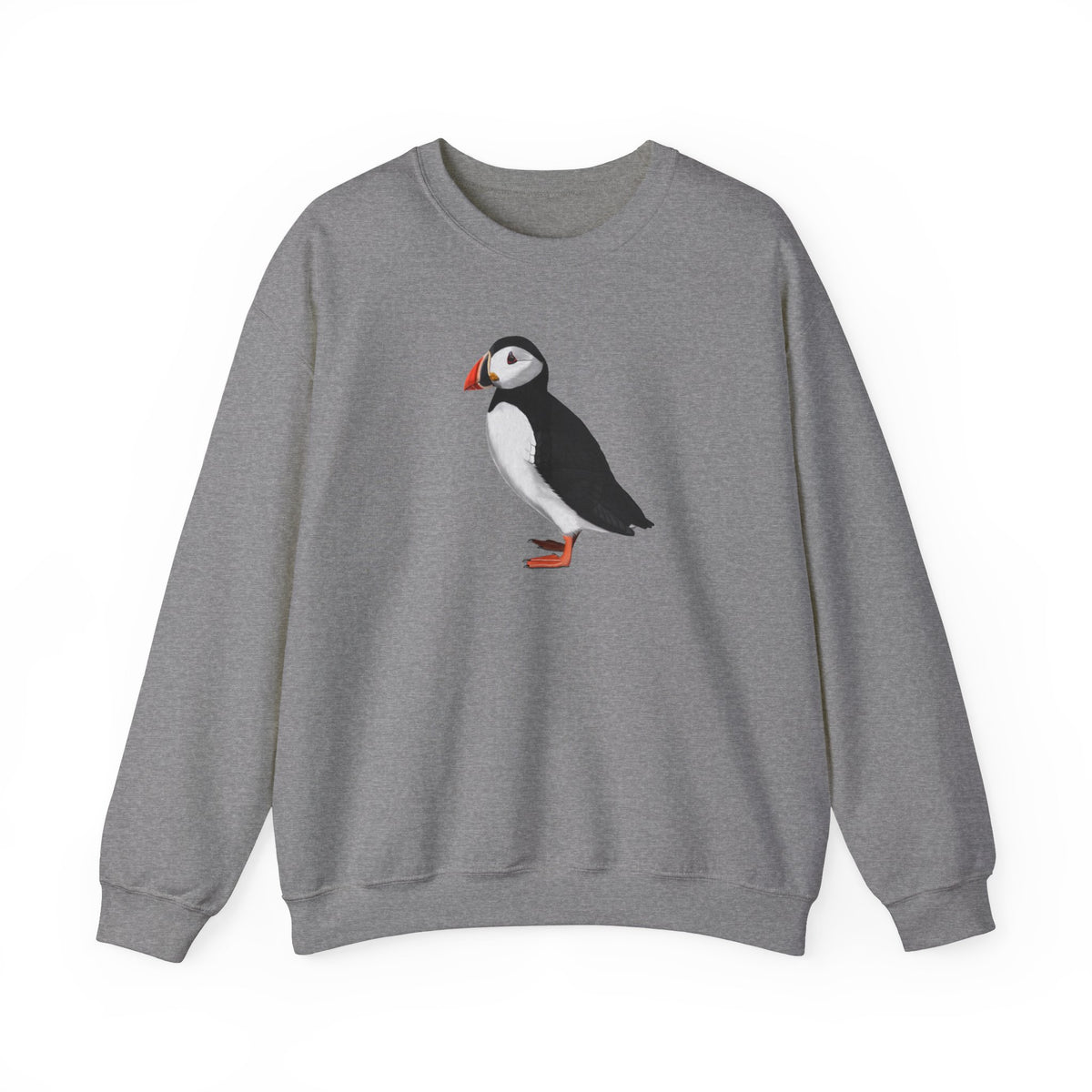 Puffin Bird Watcher Biologist Crewneck Sweatshirt – Crew neck,