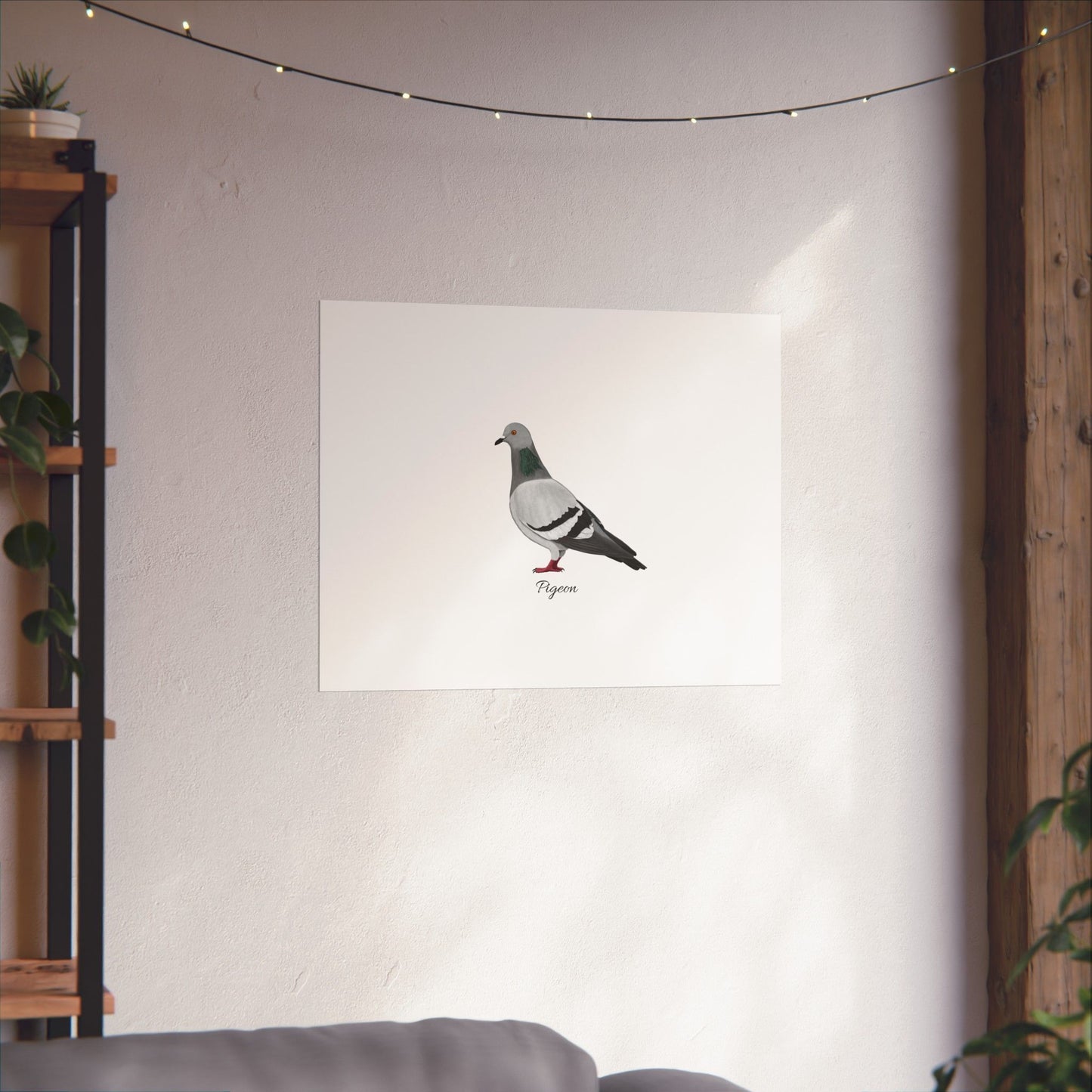 Pigeon Bird Birding Matte Poster