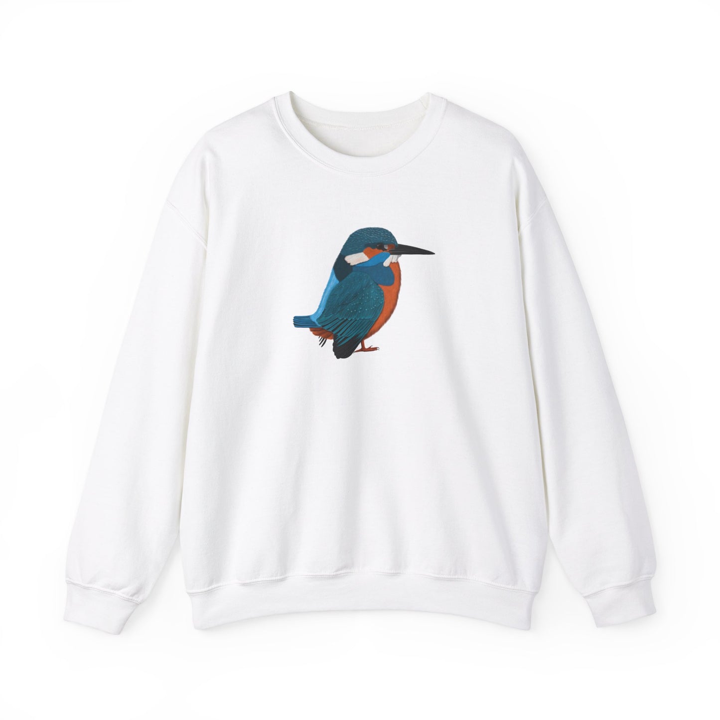 Kingfisher Bird Watcher Biologist Crewneck Sweatshirt