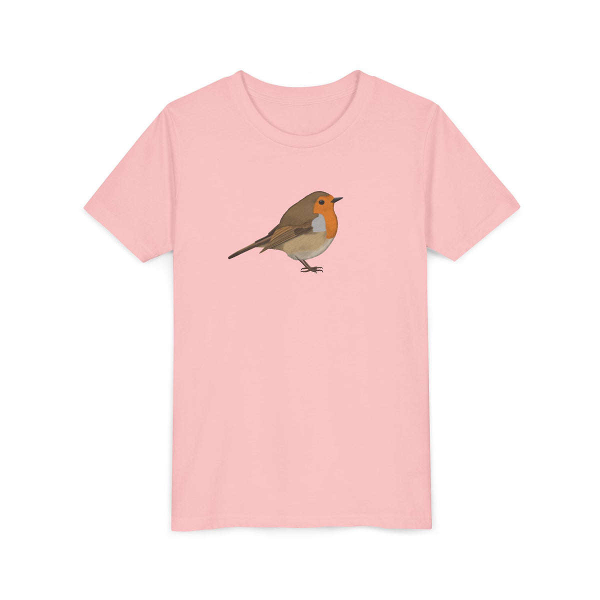 European Robin Birding & Birdwatching Bird Youth T-Shirt