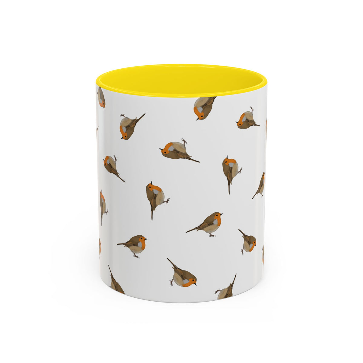 Rotkehlchen Tasse – Accent Coffee Mug und Birds Design Stil