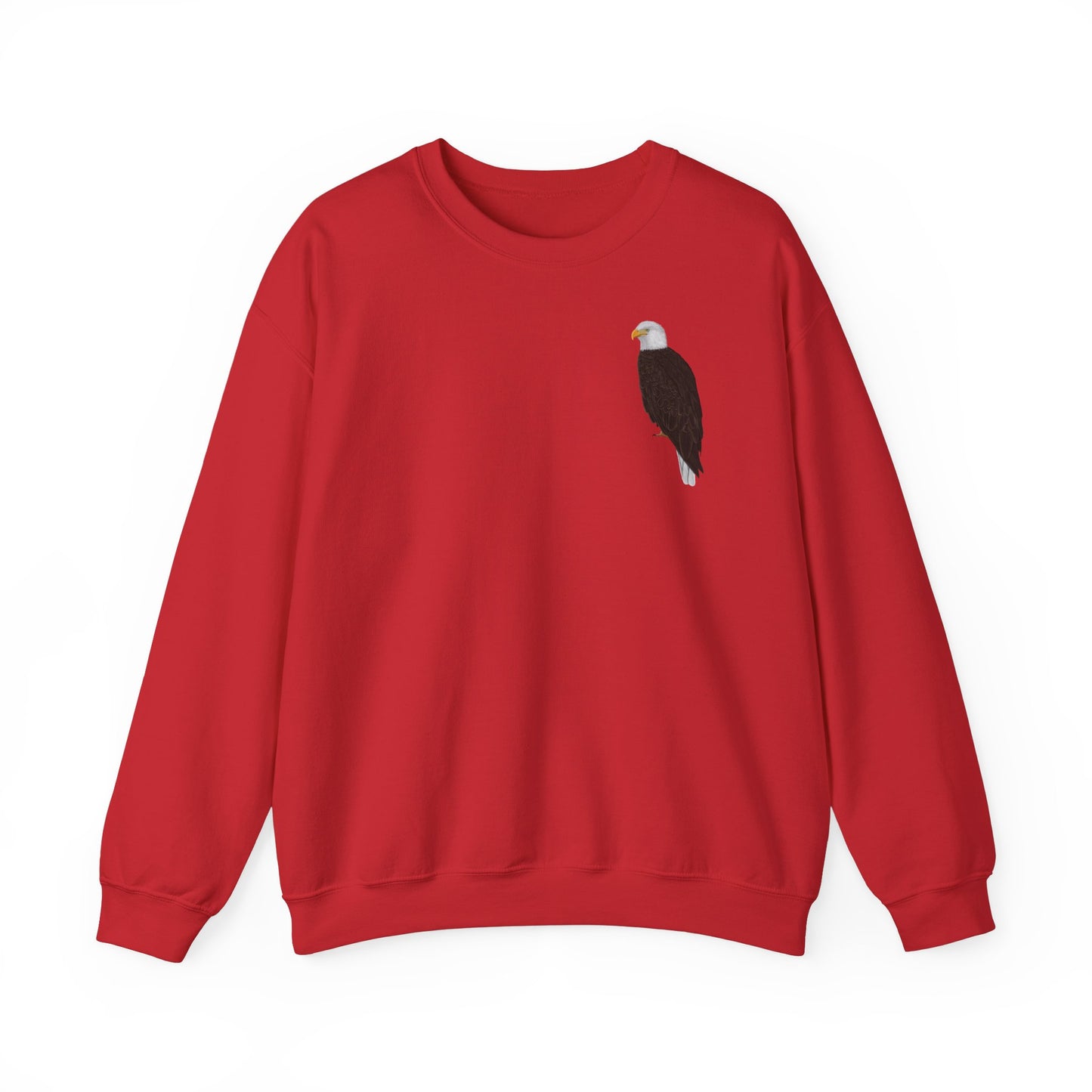Weißkopfseeadler Vogel Sweatshirt Vogelmotiv in Dark Heather